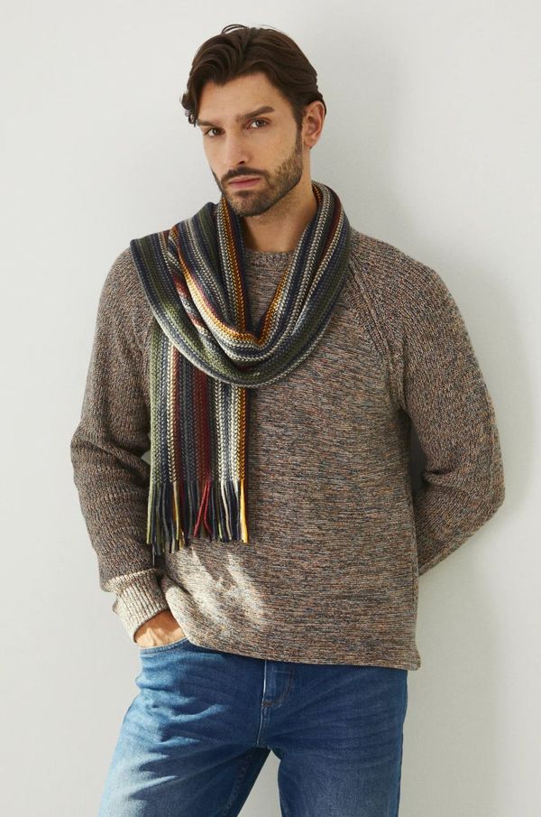 Medicine Pamučni pulover Medicine za muškarce, boja: smeđa