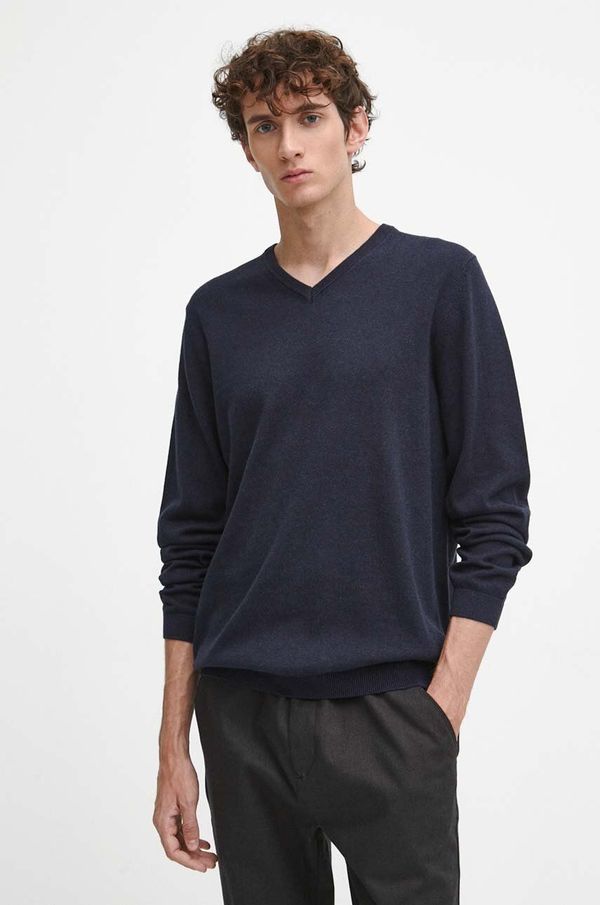 Medicine Pamučni pulover Medicine za muškarce, boja: tamno plava, lagani