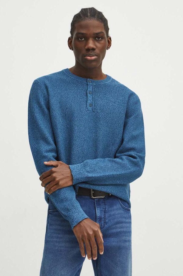 Medicine Pamučni pulover Medicine za muškarce, boja: zelena, lagani