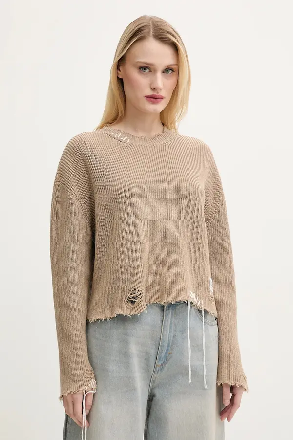 MM6 Maison Margiela Pamučni pulover MM6 Maison Margiela