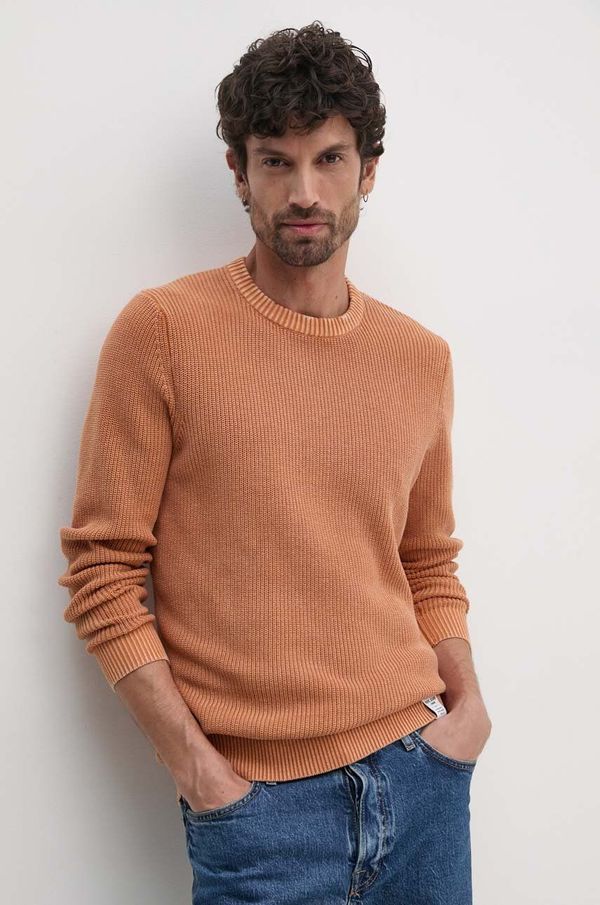 Pepe Jeans Pamučni pulover Pepe Jeans CADOGAN boja: narančasta, lagani, PM702443