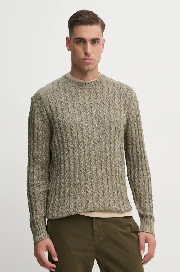 Pepe Jeans Pamučni pulover Pepe Jeans CHARLIE boja: zelena, lagani, PM702453