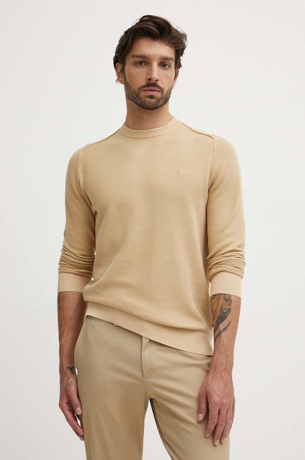 Pepe Jeans Pamučni pulover Pepe Jeans CRAIG boja: bež, PM702441