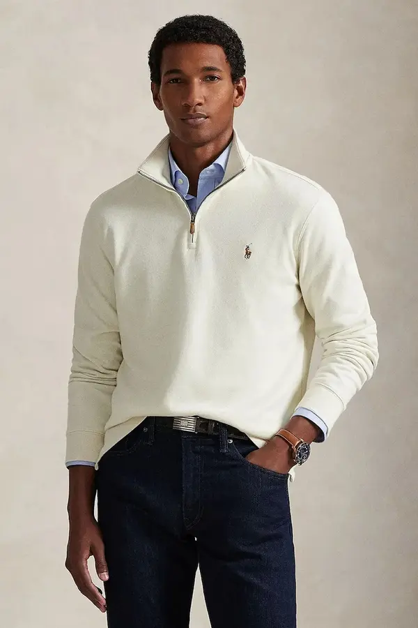 Polo Ralph Lauren Pamučni pulover Polo Ralph Lauren 40/1 DBL KNIT JACQ