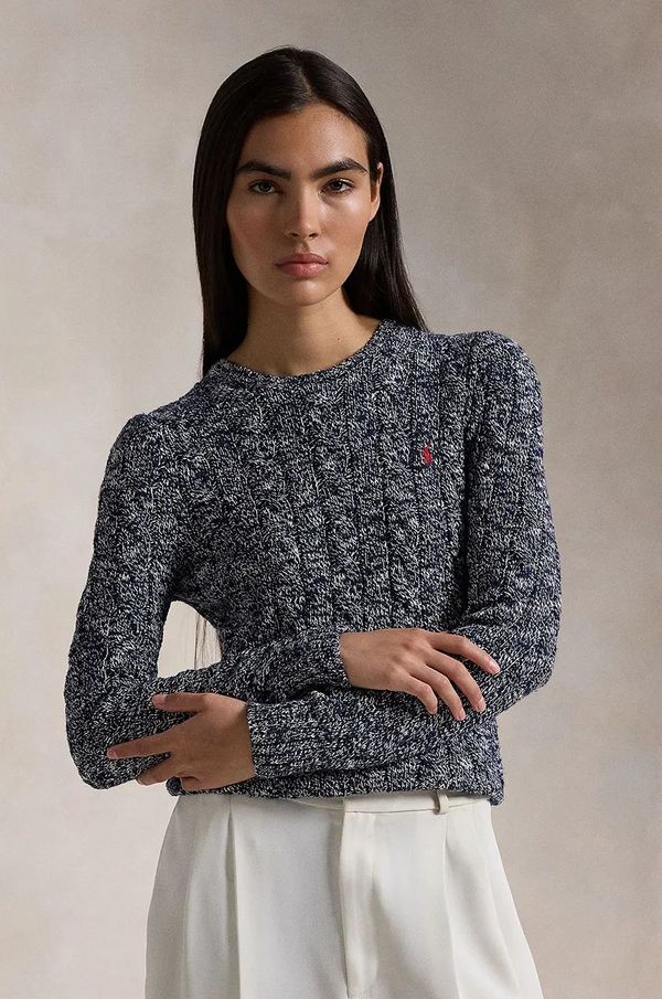 Polo Ralph Lauren Pamučni pulover Polo Ralph Lauren boja: bež, 211947924