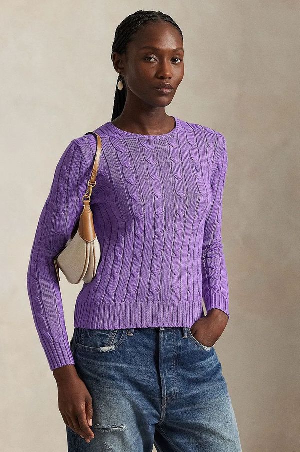 Polo Ralph Lauren Pamučni pulover Polo Ralph Lauren boja: bijela, 211891640