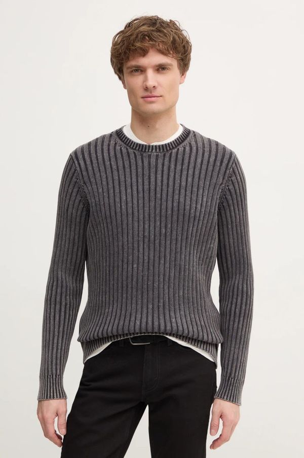 Samsoe Samsoe Pamučni pulover Samsoe Samsoe boja: siva, M24400028