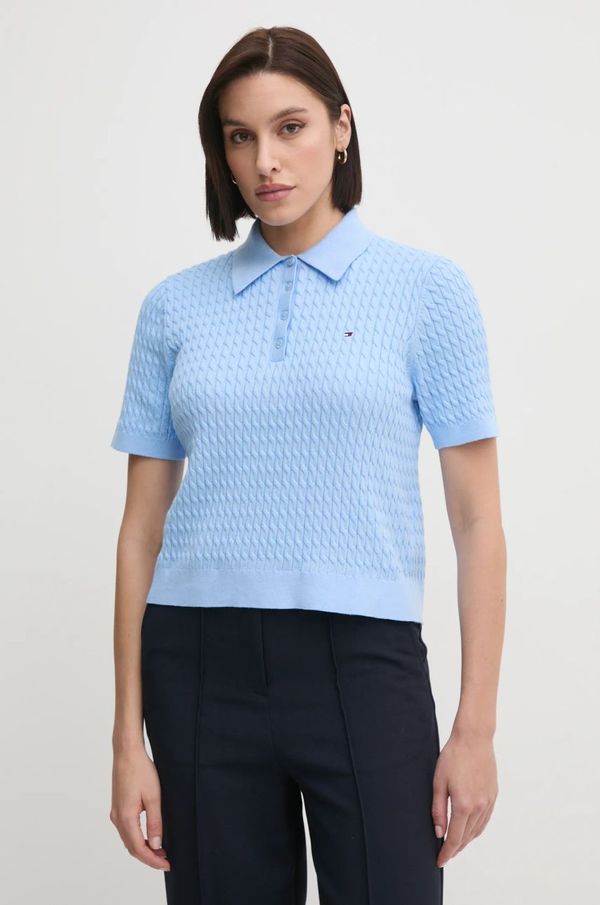 Tommy Hilfiger Pamučni pulover Tommy Hilfiger lagani, WW0WW43957