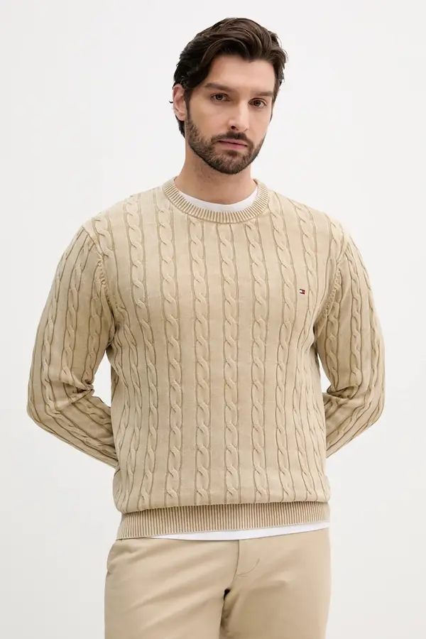 Tommy Hilfiger Pamučni pulover Tommy Hilfiger