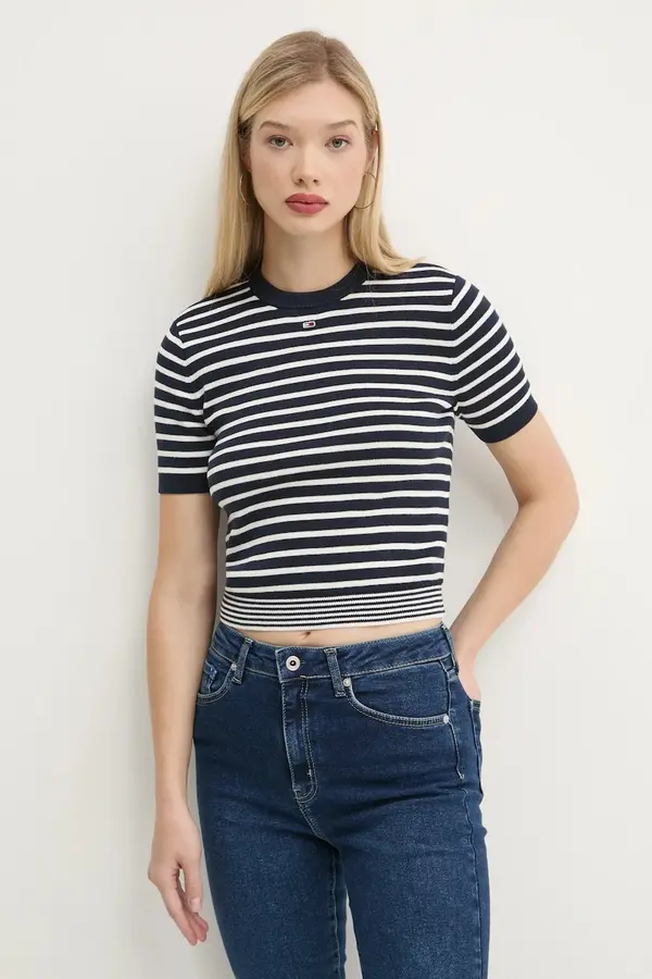 Tommy Jeans Pamučni pulover Tommy Jeans