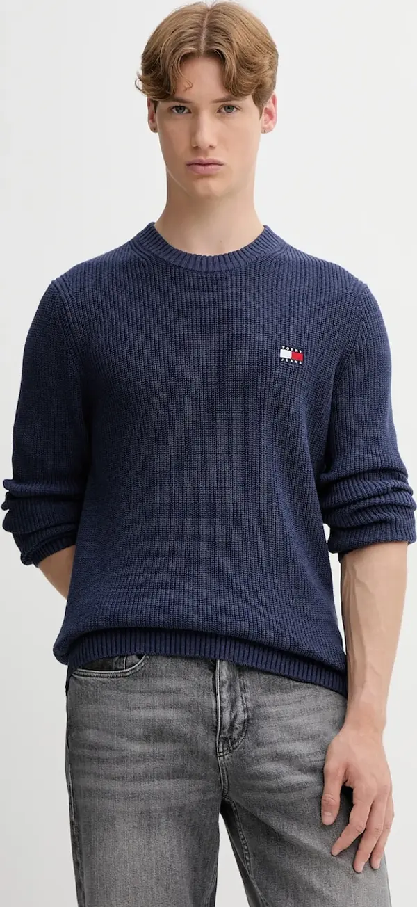 Tommy Jeans Pamučni pulover Tommy Jeans