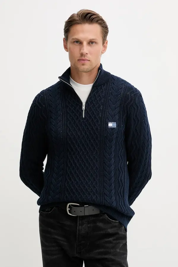 Tommy Jeans Pamučni pulover Tommy Jeans