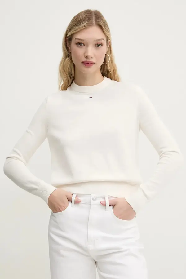 Tommy Jeans Pamučni pulover Tommy Jeans