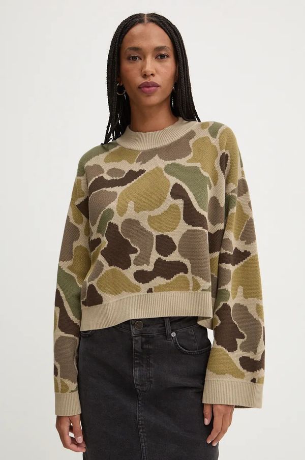 Vans Pamučni pulover Vans boja: zelena, VN000HQ5DBC1