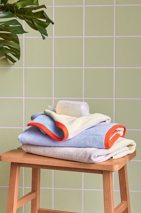 Hübsch Pamučni ručnik Hübsch Block 50x100 cm