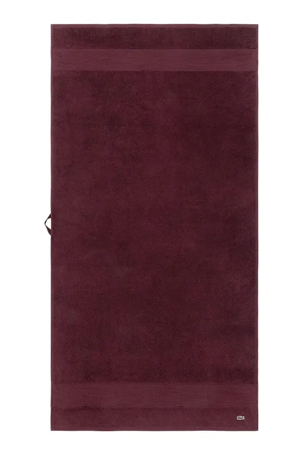 Lacoste Pamučni ručnik Lacoste L LECROCO Bordeaux 70 x 140 cm