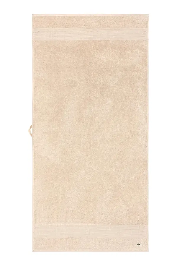 Lacoste Pamučni ručnik Lacoste L LECROCO Cappuccino 70 x 140 cm