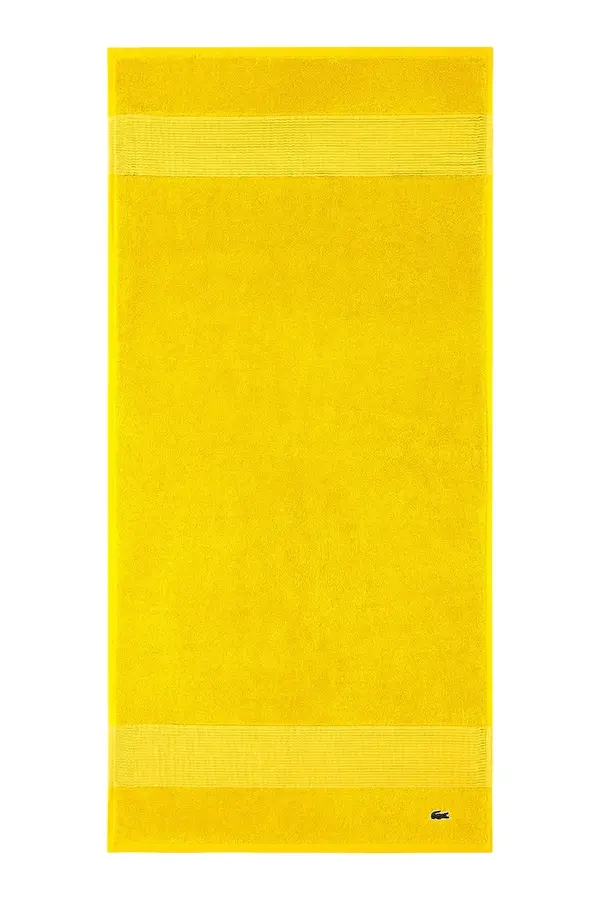 Lacoste Pamučni ručnik Lacoste L LECROCO Jaune 50 x 100 cm