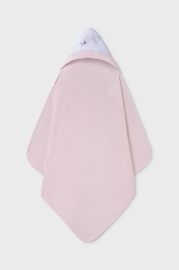 Mayoral Newborn Pamučni ručnik s kapuljačom za bebe Mayoral Newborn 9917
