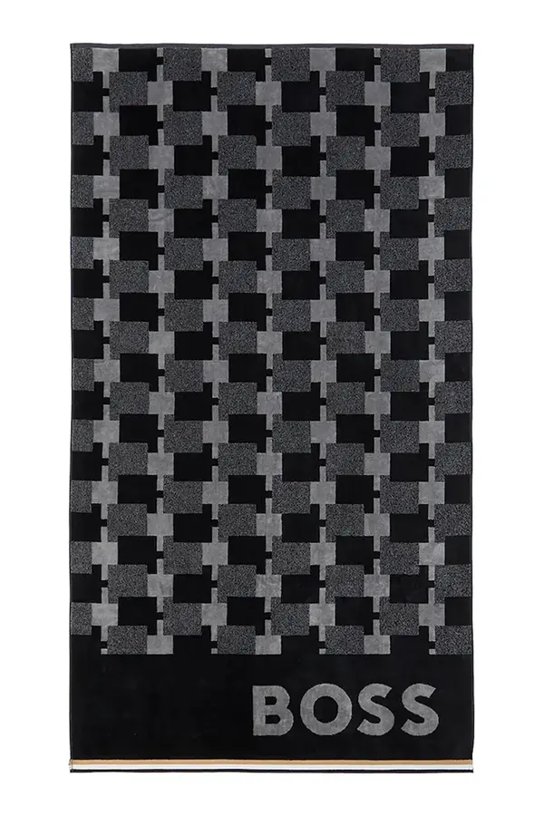 Boss Pamučni ručnik za plažu BOSS CUBO 90 x 160 cm