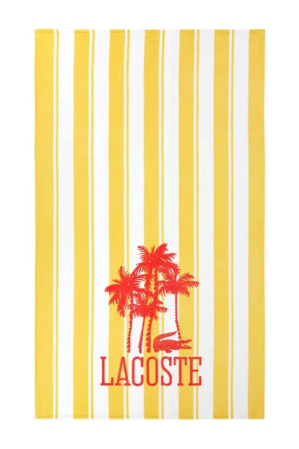 Lacoste Pamučni ručnik za plažu Lacoste LFANCY 100 x 170 cm