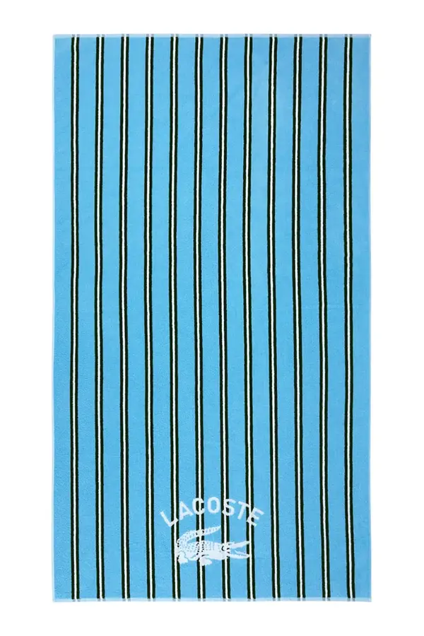 Lacoste Pamučni ručnik za plažu Lacoste LSUNSTRI Baltic 90 x 160 cm