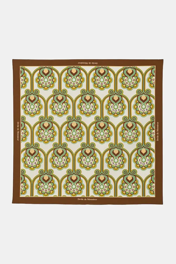 Drôle de Monsieur Pamučni šal Drôle de Monsieur Foulard Tapisserie Florale