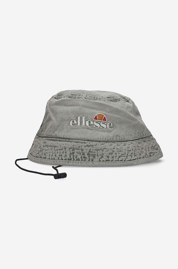 Ellesse Pamučni šešir Ellesse Frallla Bucket boja: siva, pamučni, SANA2522-black