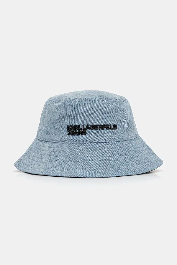 Karl Lagerfeld Jeans Pamučni šešir Karl Lagerfeld Jeans