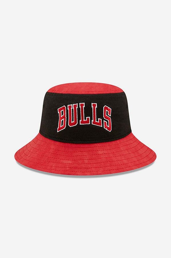 New Era Pamučni šešir New Era Washed Tapered Bulls boja: crvena, pamučni, 60240491-red