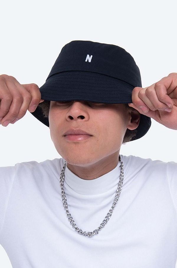 Norse Projects Pamučni šešir Norse Projects boja: tamno plava, pamučni, N80.0101.7004-7004