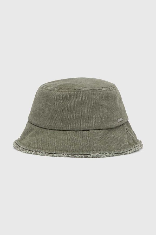 Roxy Pamučni šešir Roxy boja: zelena, pamučni, ERJHA04254