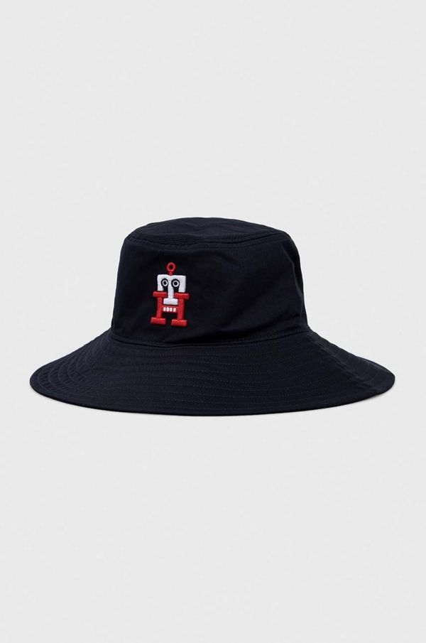 Tommy Hilfiger Pamučni šešir Tommy Hilfiger boja: tamno plava, pamučni