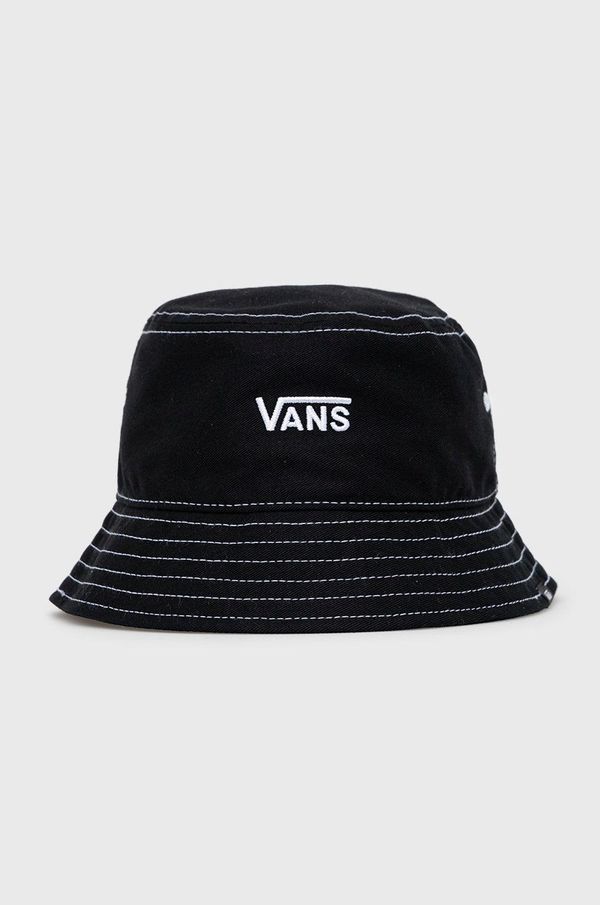 Vans Pamučni šešir Vans boja: crna, pamučni