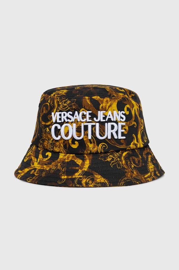 Versace Jeans Couture Pamučni šešir Versace Jeans Couture boja: crna, pamučni, 76GAZK06 ZG267