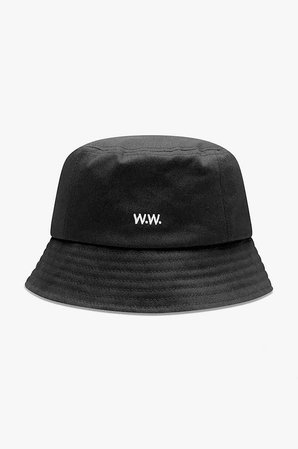 Wood Wood Pamučni šešir Wood Ossian Bucket Hat BLACK boja: crna, pamučni, 12240817.7083-DUSTYGREEN