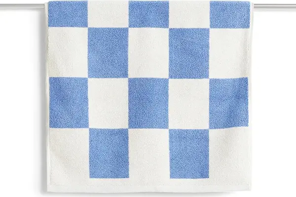 HAY Pamučni tepih za kupaonicu HAY Check 50 x 90 cm