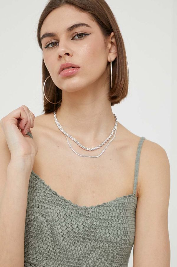 Abercrombie & Fitch Pamučni top Abercrombie & Fitch boja: zelena