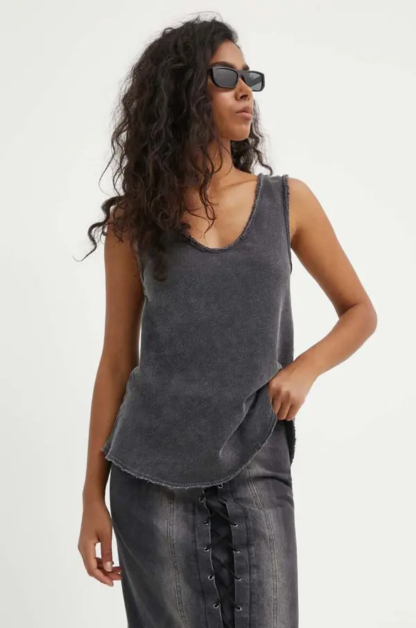 American Vintage Pamučni top American Vintage DEBARDEUR COL U