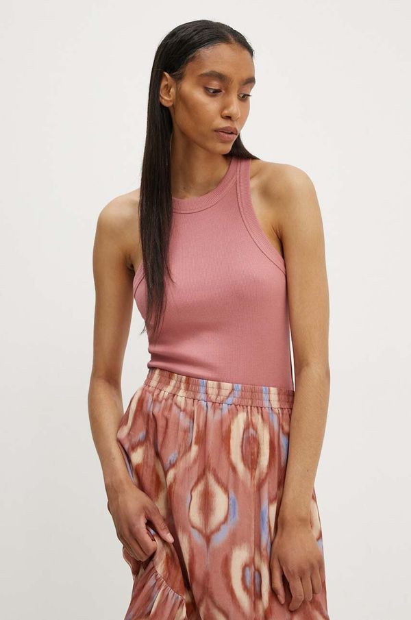 BA&SH Pamučni top BA&SH boja: ružičasta, 1H24CYND