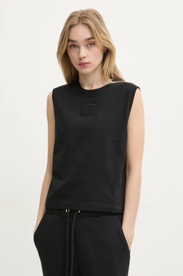 Iceberg Pamučni top Iceberg boja: crna, T131 6325