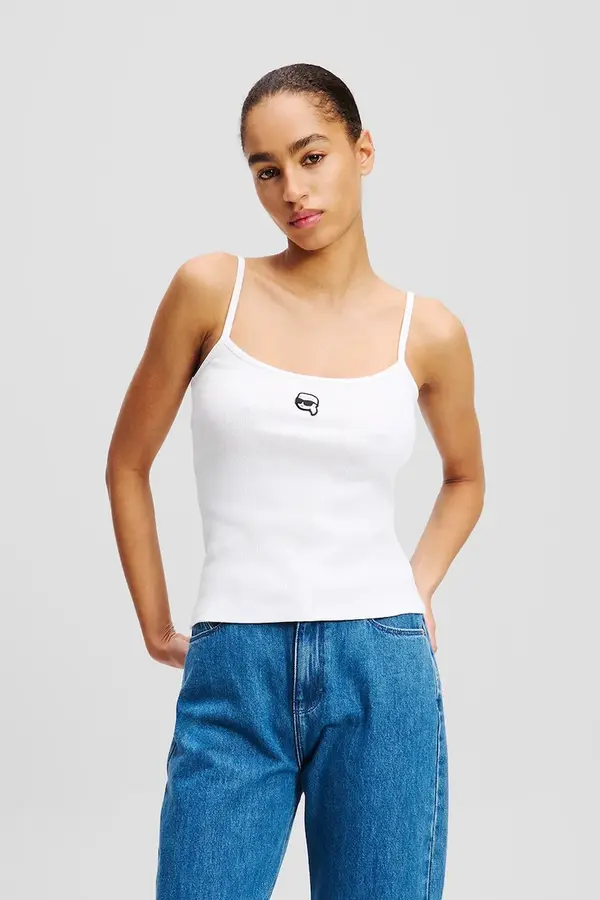 Karl Lagerfeld Pamučni top Karl Lagerfeld IKON