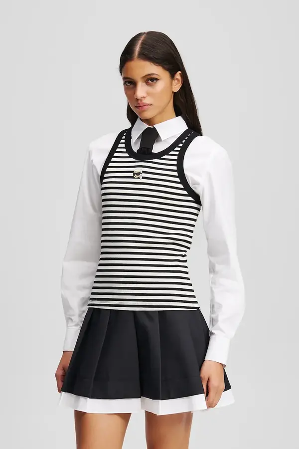 Karl Lagerfeld Pamučni top Karl Lagerfeld  K/AUTOGRAPH