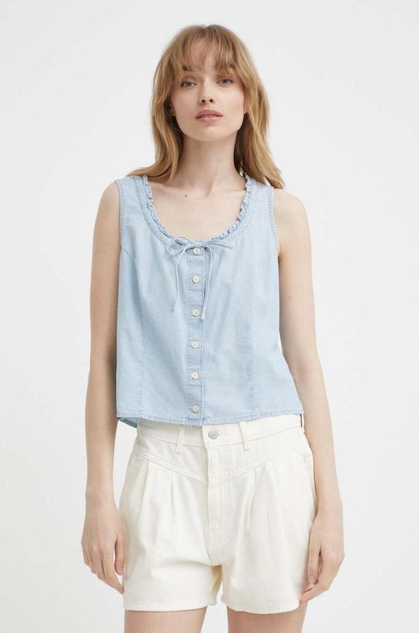 Levi's Pamučni top Levi's bez uzorka