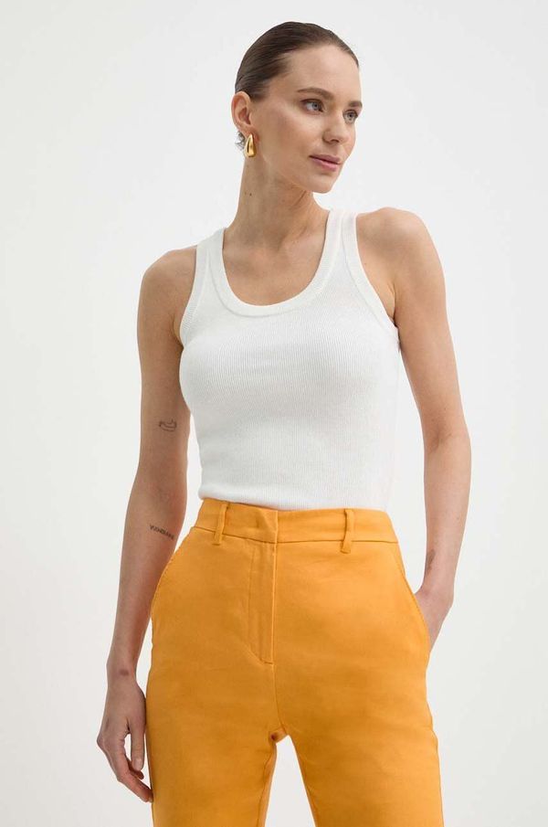 Marella Pamučni top Marella boja: bež, 2413361042200