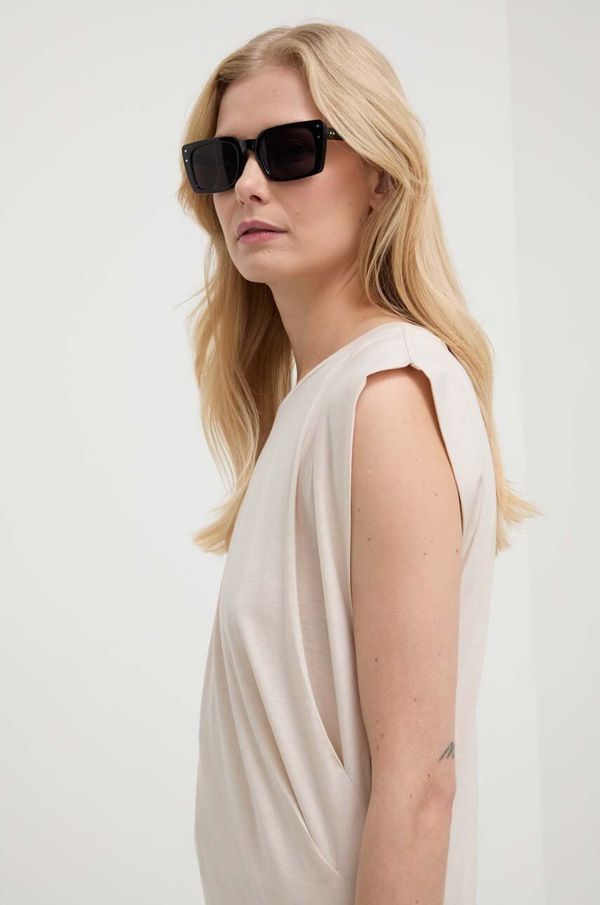 Marella Pamučni top Marella boja: bež, 2413941095200