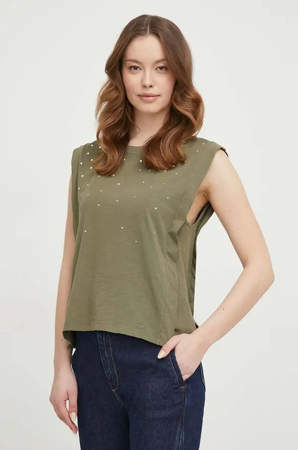 Pepe Jeans Pamučni top Pepe Jeans HEA