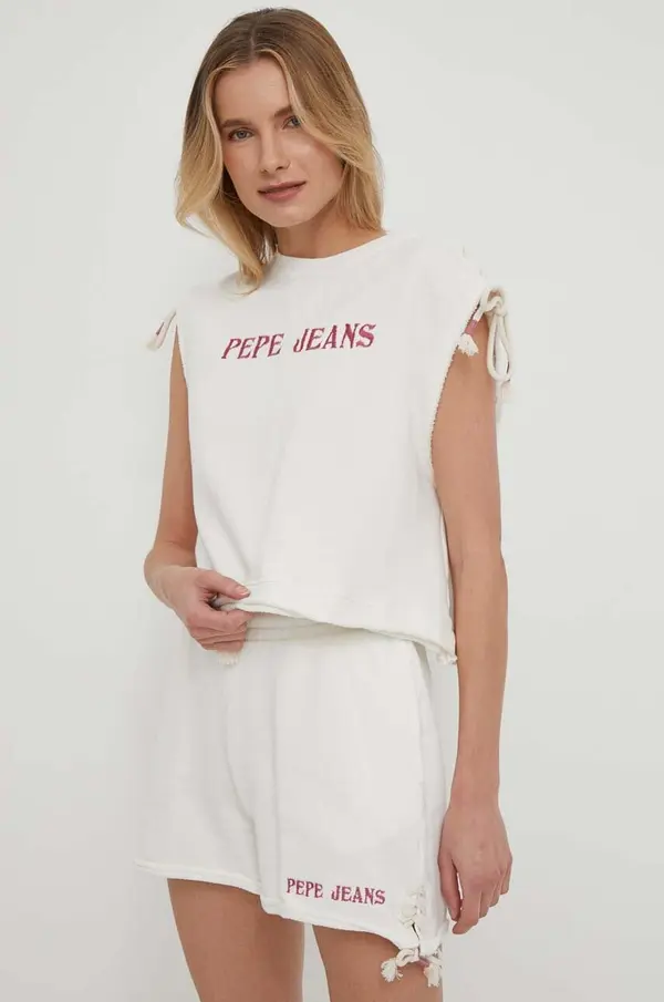 Pepe Jeans Pamučni top Pepe Jeans Kendall