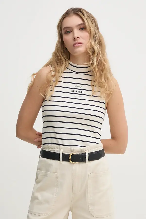 Tommy Hilfiger Pamučni top Tommy Hilfiger