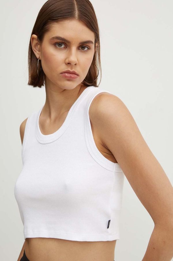 Vans Pamučni top Vans boja: bijela, VN000G3JWHT1